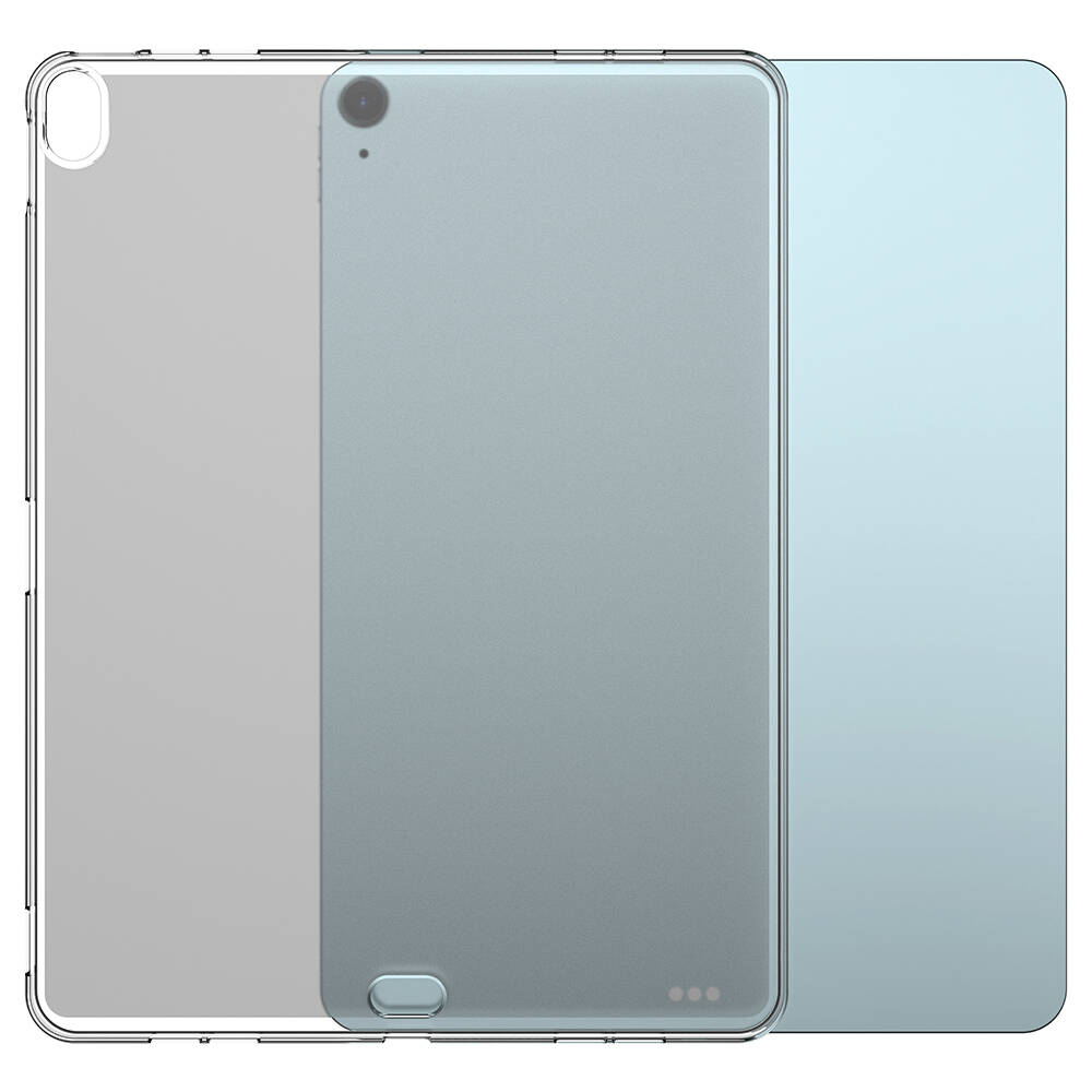 iPad Air 11 2025 M3 Kılıf NXXA Tablet Süper Silikon Kapak - Şeffaf