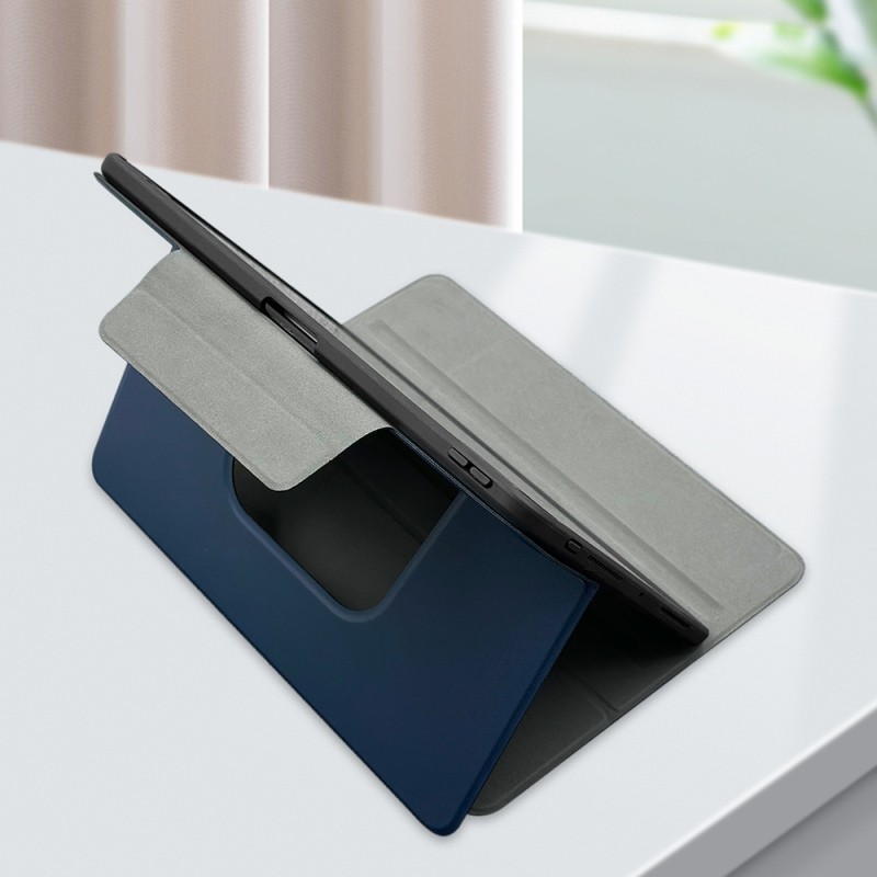 Apple iPad Air 11 2025 M3 Raptic Spin Detachable Folio PU Stand Case with Detachable Pencil Compartment - 27