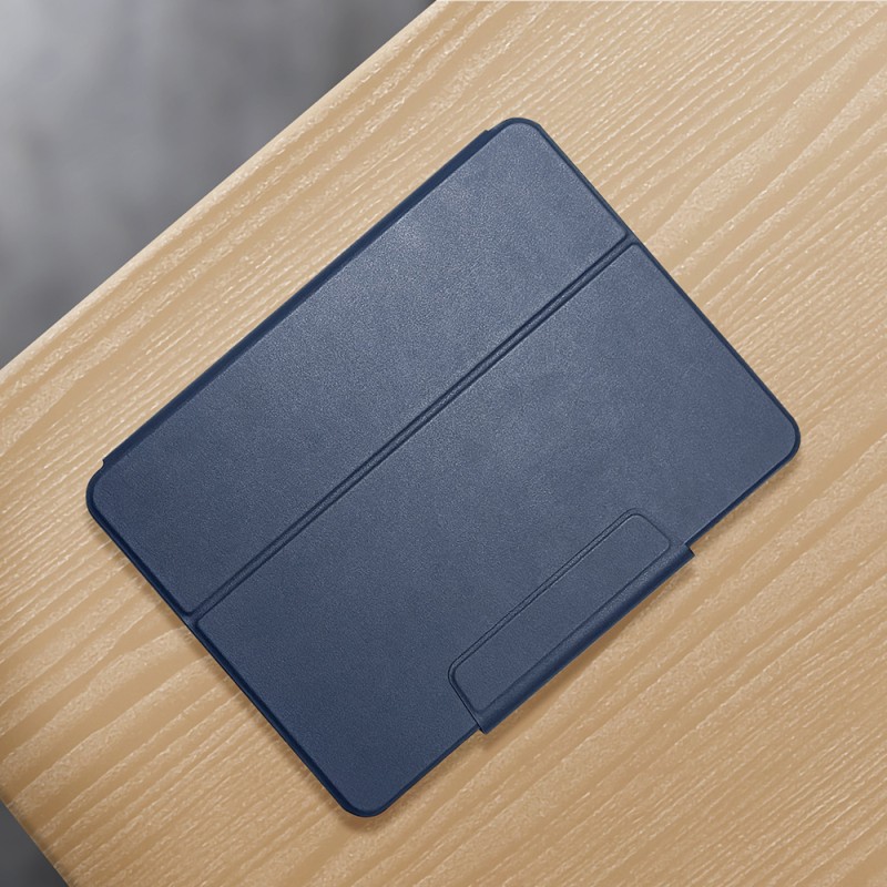 Apple iPad Air 11 2025 M3 Raptic Spin Detachable Folio PU Stand Case with Detachable Pencil Compartment - 26