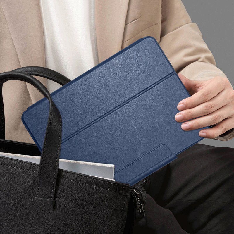 Apple iPad Air 11 2025 M3 Raptic Spin Detachable Folio PU Stand Case with Detachable Pencil Compartment - 24