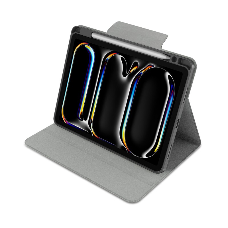 Apple iPad Air 11 2025 M3 Raptic Spin Detachable Folio PU Stand Case with Detachable Pencil Compartment - 1