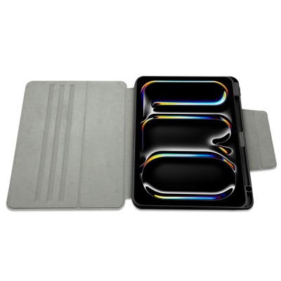 Apple iPad Air 11 2025 M3 Raptic Spin Detachable Folio PU Stand Case with Detachable Pencil Compartment - 15