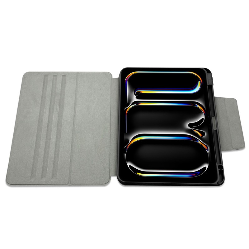 Apple iPad Air 11 2025 M3 Raptic Spin Detachable Folio PU Stand Case with Detachable Pencil Compartment - 15