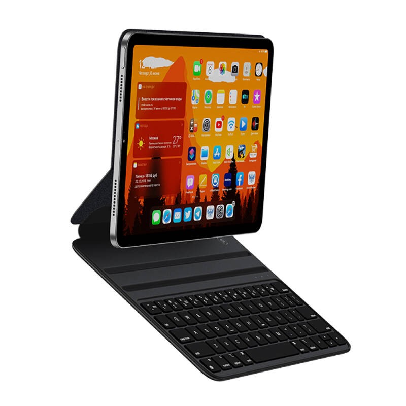 Apple iPad Air 11 2025 M3 Wiwu F16 Magnetic Case with Keyboard Stand - 3