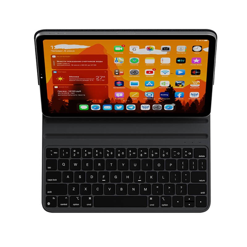 Apple iPad Air 11 2025 M3 Wiwu F16 Magnetic Case with Keyboard Stand - 4