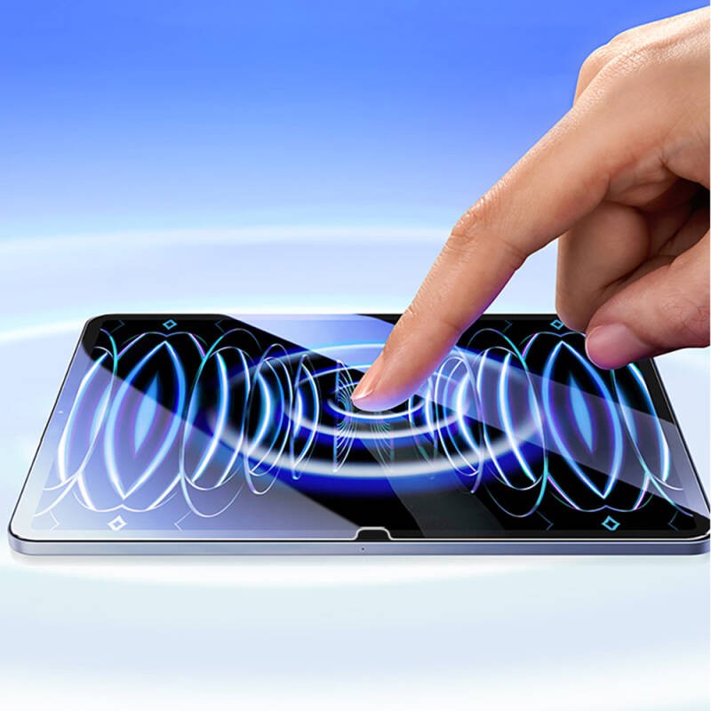 Apple iPad Air 11 2025 M3 Wiwu Wi-GQ003 iVista Serisi Oleofobik HD Temperli Cam Ekran Koruyucu - 7