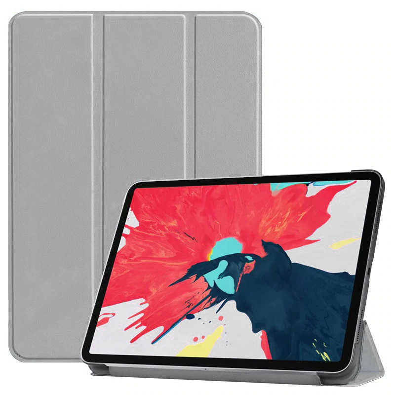 Apple iPad Air 11 2025 M3 Zore Smart Cover Standlı 1-1 Kılıf - Gri
