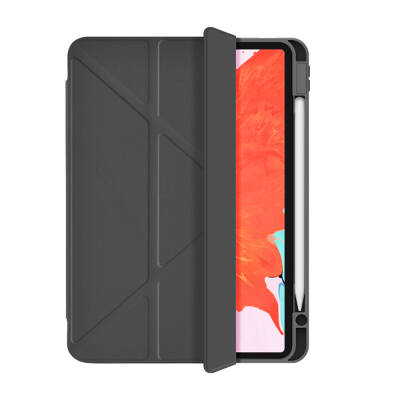 Apple iPad Pro 12.9 2022 M2 Wiwu 360° Dönebilen Standlı Magnetik Koruyucu Tablet Kılıfı - Wiwu