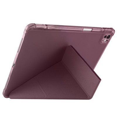Apple iPad Air 13 2024 Case Zore Tri Folding Stand Case with Pen Compartment - 19