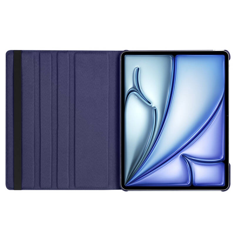 Apple iPad Air 13 2024 Zore Dönebilen Standlı Kılıf - 4