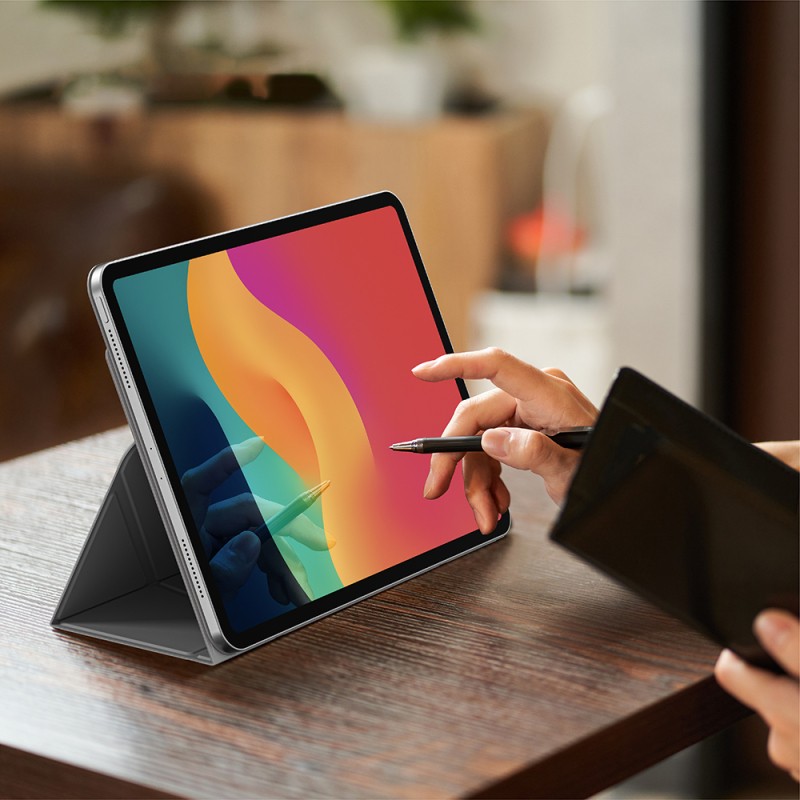 Apple iPad Air 13 2025 M3 Amazingthing Matte Pro Mag Folio Katlanabilir Magnetik Standlı Kılıf - 23