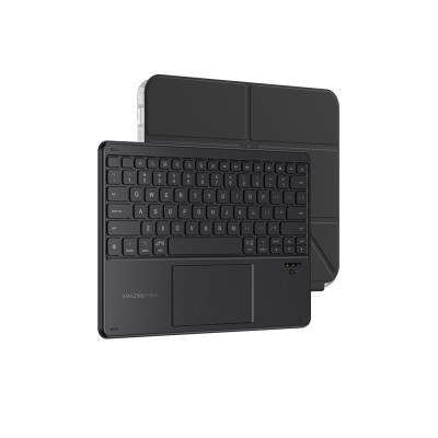 Apple iPad Air 13 2025 M3 Amazingthing Minimal KeyLite Combo Klavyeli Standlı Kılıf - 4