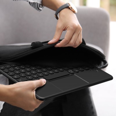 Apple iPad Air 13 2025 M3 Amazingthing Minimal KeyLite Combo Klavyeli Standlı Kılıf - 9