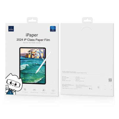 Apple iPad Air 13 2025 M3 Kağıt Hisli Wiwu iPaper Like Tablet Ekran Koruyucu - 8