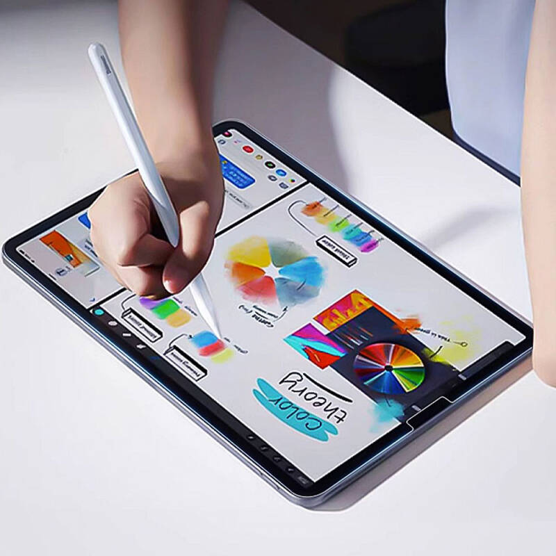 Apple iPad Air 13 2025 M3 Kağıt Hisli Wiwu iPaper Like Tablet Ekran Koruyucu - 9