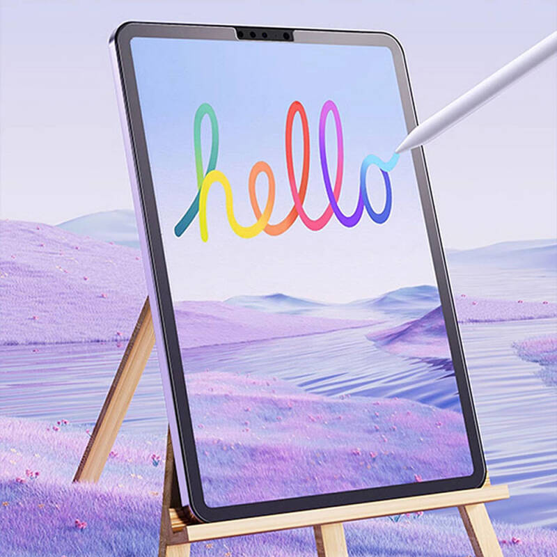 Apple iPad Air 13 2025 M3 Kağıt Hisli Wiwu iPaper Like Tablet Ekran Koruyucu - 7