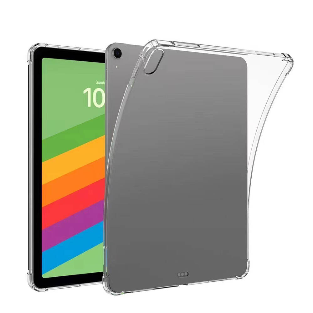 iPad Air 13 2025 M3 Kılıf NXXA Tablet Nitro Anti Shock Silikon Kapak - Şeffaf