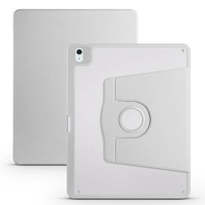 Apple iPad Air 13 2025 M3 Kılıf Zore Termik Kalem Bölmeli Dönebilen Standlı Kılıf - 5