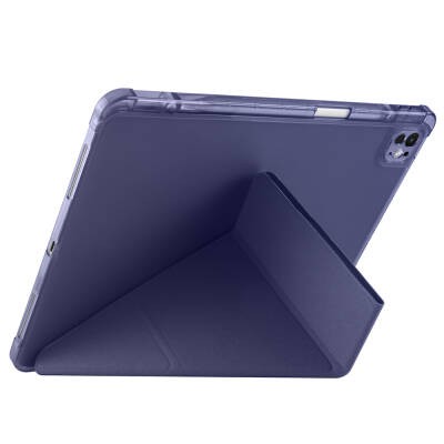Apple iPad Air 13 2025 M3 Kılıf Zore Tri Folding Kalem Bölmeli Standlı Kılıf - 17