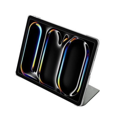 Apple iPad Air 13 2025 M3 Raptic Clear Folio Airbag Transparent Cover Foldable Stand Case - 4