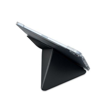 Apple iPad Air 13 2025 M3 Raptic Clear Folio Airbagli Şeffaf Kapaklı Katlanabilir Standlı Kılıf - 8