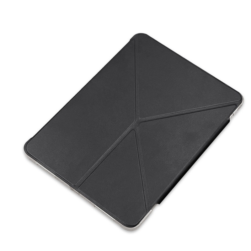 Apple iPad Air 13 2025 M3 Raptic Clear Folio Airbagli Şeffaf Kapaklı Katlanabilir Standlı Kılıf - 7