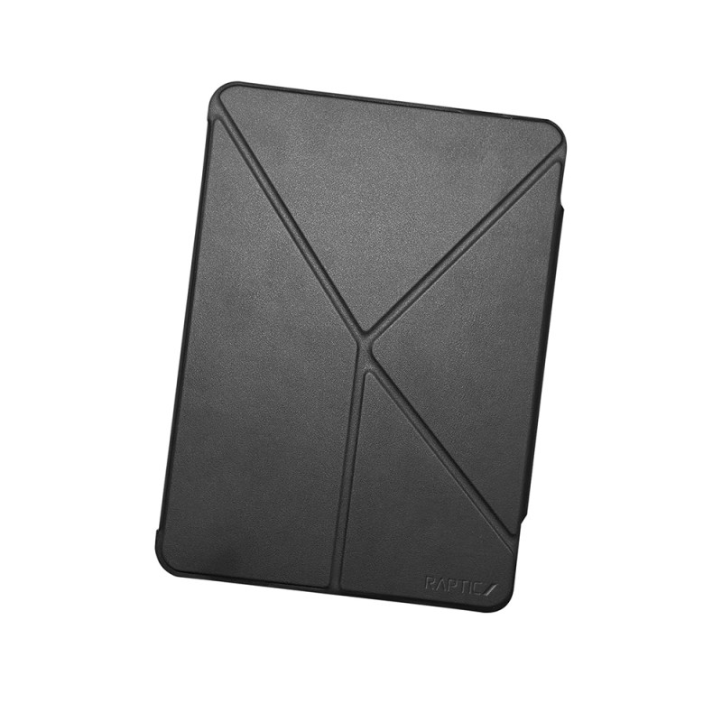 Apple iPad Air 13 2025 M3 Raptic Clear Folio Airbagli Şeffaf Kapaklı Katlanabilir Standlı Kılıf - 3