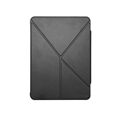 Apple iPad Air 13 2025 M3 Raptic Clear Folio Airbagli Şeffaf Kapaklı Katlanabilir Standlı Kılıf - Raptic