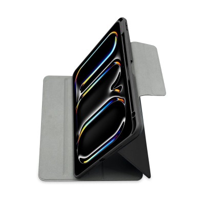 Apple iPad Air 13 2025 M3 Raptic Spin Detachable Folio PU Ayrılabilir Kalem Bölmeli Standlı Kılıf - 9