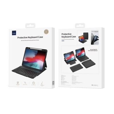 Apple iPad Air 13 2025 M3 Wiwu Protective Gizli Kalem Bölmeli Klavyeli Kılıf - 7