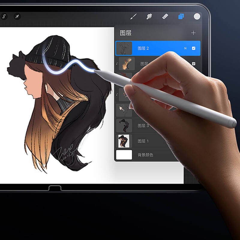 Apple iPad Air 13 2025 M3 Wiwu Wi-GQ003 iVista Serisi Oleofobik HD Temperli Cam Ekran Koruyucu - 9
