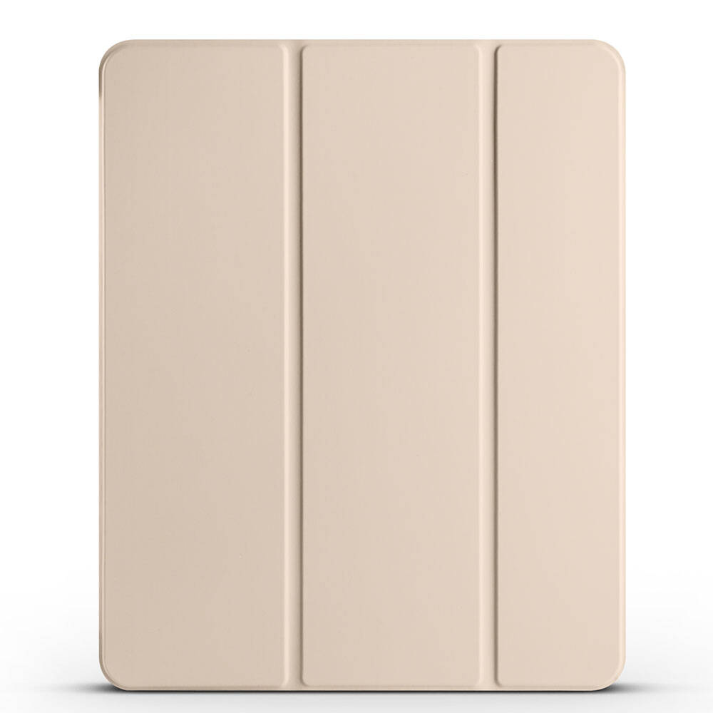 iPad Air 13 2025 M3 NXXA Smart Cover Kalem Bölmeli Standlı 1-1 Kılıf - Gold
