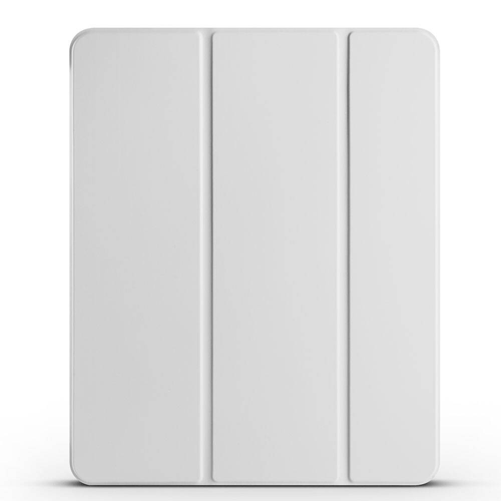 iPad Air 13 2025 M3 NXXA Smart Cover Kalem Bölmeli Standlı 1-1 Kılıf - Gri