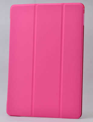 Apple iPad Mini 2-3 Zore Smart Cover Standlı 1-1 Kılıf - Pembe Koyu