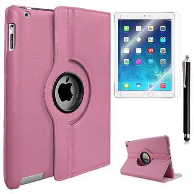 Apple iPad Mini 5 Zore Dönebilen Standlı Kılıf - Pembe