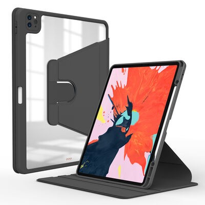 Apple iPad Pro 12.9 2021 (5.Nesil) Kılıf Zore Nayn Dönebilen Standlı Kılıf - 14