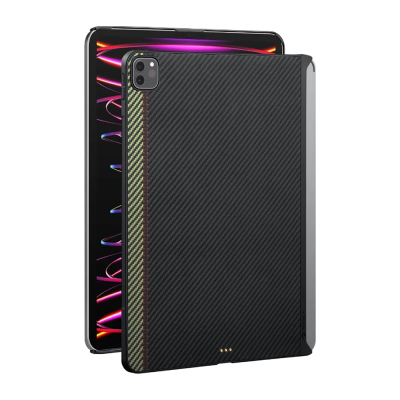 Apple iPad Pro 11 2020 (2.Nesil) Kılıf Aramid Fiber Pitaka Ultra-Slim Classic Serisi Tablet Kapak - Pitaka