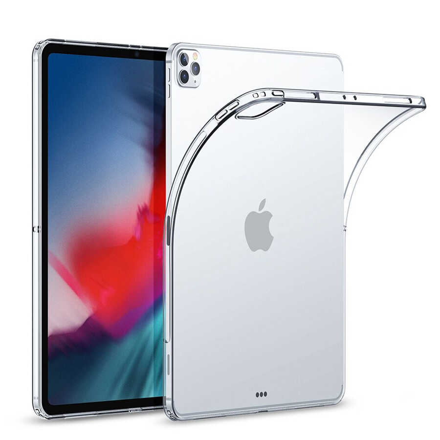Apple iPad Pro 11 2020 (2.Nesil) Kılıf Zore Tablet Süper Silikon Kapak - Renksiz