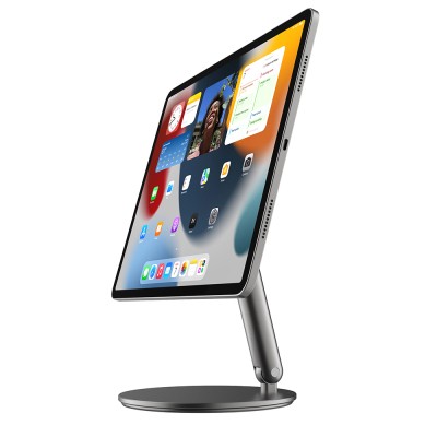 Apple iPad Pro 11 2020 (2.Nesil) Wiwu ZM-310 360 Derece Dönebilen Magnetik Başlıklı Tablet Standı - 4