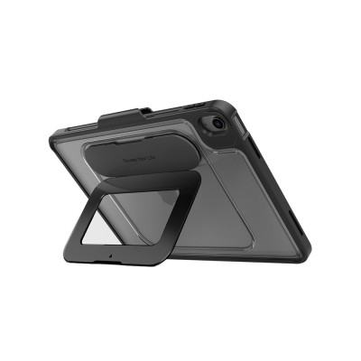 Apple iPad Pro 11 2021 (3.Nesil) Mutural AlloyKick Serisi Kalem Bölmeli Alüminyum Standlı Tablet Kılıfı - 10
