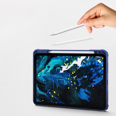 Apple iPad Pro 11 2021 (3.Nesil) Wiwu Mecha Dönebilen Standlı Tablet Kılıfı - 14