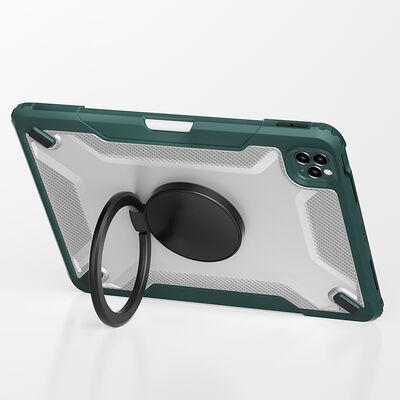 Apple iPad Pro 11 2021 (3.Nesil) Wiwu Mecha Dönebilen Standlı Tablet Kılıfı - 4