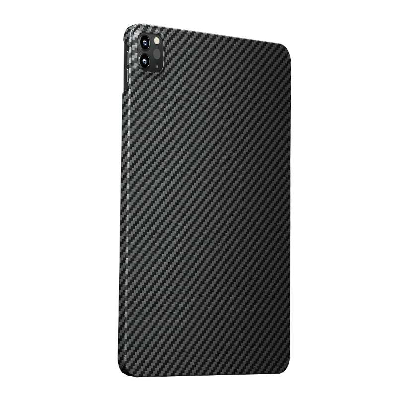 Apple iPad Pro 11 2022 M2 Kılıf Benks Essential Kevlar Karbon Fiber Kapak - Siyah
