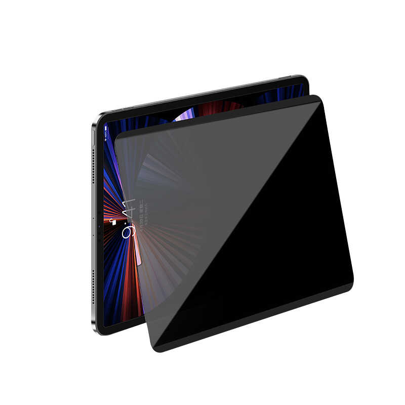 Apple iPad Pro 11 2022 M2 Wiwu iPrivacy Magnetik Paper Like Hayalet Ekran Koruyucu - Siyah