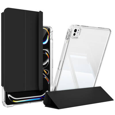 ​Apple iPad Pro 11 2024 Case Magnetic Detachable Airbag Zore Sliding Tablet Case - Zore