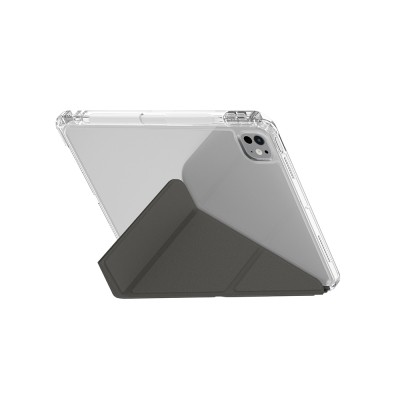 Apple iPad Pro 11 2024 Case Skinarma with Pen Holder, Transparent Back Stand, Magnetic Zeta Case - 4