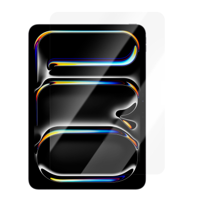 Apple iPad Pro 11 2024 CaseWorld Steel Shield Serisi Temperli Cam Ekran Koruyucu + Uygulama Aparatı - CaseWorld