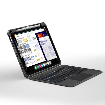 Apple iPad Pro 11 2024 MK-007 Combo Pro Case with Pencil Holder and Keyboard Stand - 8