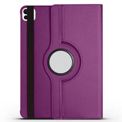Apple iPad Pro 11 2024 Zore Rotatable Stand Case Purple