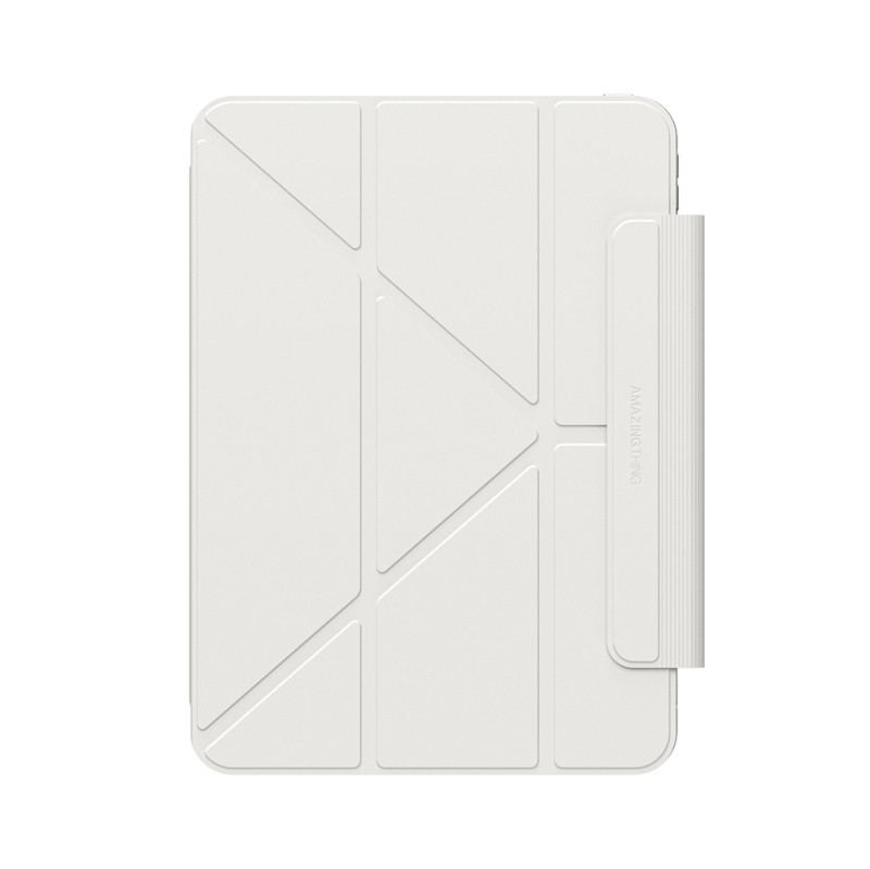 Apple iPad Pro 11 2025 M5 Amazingthing Minimal Mag Katlanabilir Standlı Kalem Bölmeli Kılıf - 3